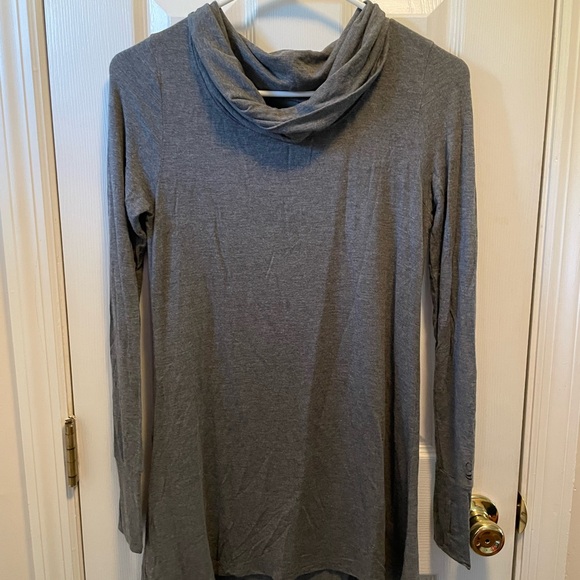 Cuddl Duds cowl neck tunic length top - Picture 1 of 3